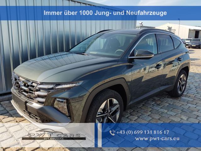 Hyundai TUCSON - GO Plus 1.6 T-GDI 48V 2WD 7DCT Navi-18"-2 Zonen Klimaautomatik-LED-Kamera-el. Heckklappe-4x Sitzheizung-Sofort
