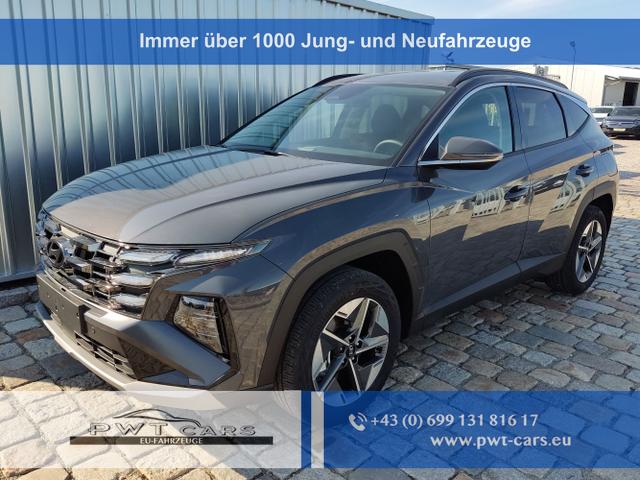 Hyundai TUCSON - GO Plus 1.6 T-GDI 48V 2WD 7DCT Navi-18"-2 Zonen Klimaautomatik-LED-Kamera-el. Heckklappe-4x Sitzheizung-Sofort
