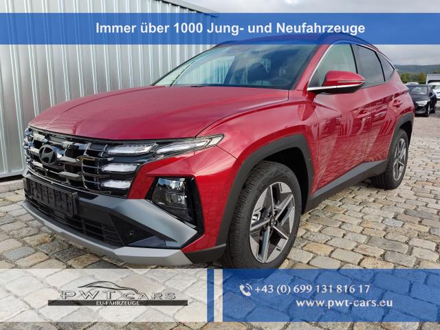 Hyundai TUCSON - GO 1.6 T-GDI 48V 2WD 7DCT Navi-18"-2 Zonen Klimaautomatik-LED-Kamera-Sofort