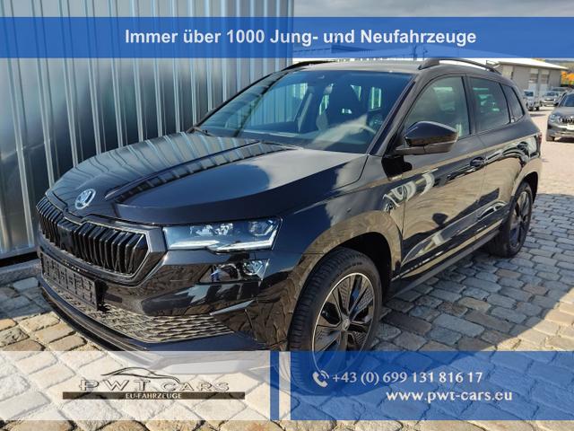 Skoda Karoq - Sportline 2.0 TDI 150 PS 4x4 DSG Navi-Anhängerkupplung-Garantie-LED-Matrix-AppleCarPlay-Android-Auto-ACC-Kessy-2-Zonen-Klimaautomatik-18''Alu-Sofort