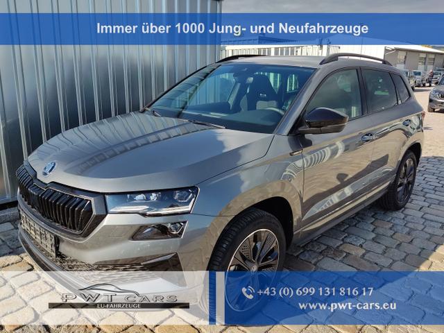 Skoda Karoq - Sportline 2.0 TDI 150 PS 4x4 DSG Navi-Anhängerkupplung-Garantie-LED-Matrix-AppleCarPlay-Android-Auto-ACC-Kessy-2-Zonen-Klimaautomatik-18''Alu-Sofort