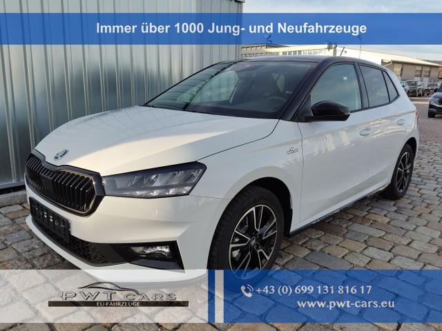 Skoda Fabia - Monte Carlo 1.0 TSI 116 PS DSG 4-Jahre-Garantie-ApplearPlay-AndroidAuto-LED-PDC-Sitzheizung-DAB-Klima-Schwarzes Dach-Sofort
