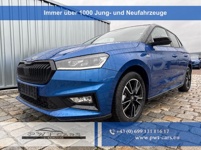 Skoda Fabia - Monte Carlo 1.0 TSI 116 PS DSG -Smartlink-DAB-Bluetooth-Klimaautomatik-2xPDC-Kamera-SHZ-LED-Tempomat-16''Alu-Sofort