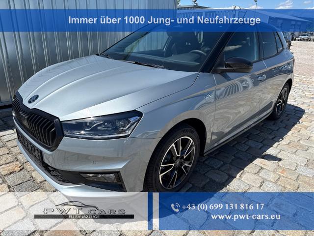 Skoda Fabia - Monte Carlo 1.0 TSI 116 PS DSG-5 Jahre Garantie-Smartlink-DAB-Bluetooth-PDC-Kamera-Kessy-WINTER-SUNSET-SHZ-LED-Climatronic-Tempomat-sofort verf&uuml;gbar