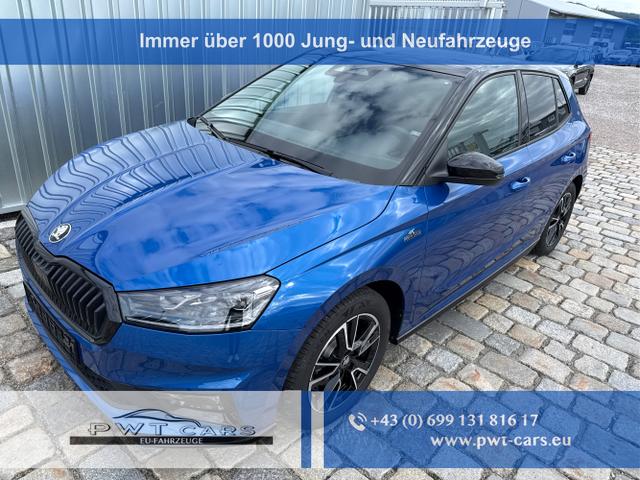 Skoda Fabia - Monte Carlo 1.0 TSI 116 PS DSG-5 Jahre Garantie-Smartlink-DAB-Bluetooth-PDC-Kamera-Kessy-WINTER-SUNSET-SHZ-LED-Climatronic-Tempomat-sofort verf&uuml;gbar