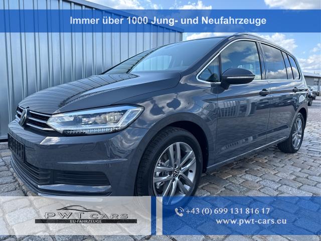 Volkswagen Touran - Comfort Plus Edition-150 PS-TSI-DSG-5 Sitzer-AHK-NAVI-WINTER-LED-KLIMA 3 ZONEN-ALU17"-ACC-PDC2x-KAMERA-sofort