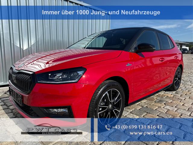 Skoda Fabia - Monte Carlo 1.0 TSI 116 PS DSG-5 Jahre Garantie-Smartlink-DAB-Bluetooth-PDC-Kamera-Kessy-WINTER-SUNSET-SHZ-LED-Climatronic-Tempomat-sofort verf&uuml;gbar
