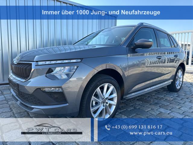 Skoda Kamiq - 130 Jahre Premium Edition 1.5 TSI 150 PS DSG Anh&auml;ngerkupplung-AppleCarPlay-AndroidAuto-Winterpaket-Alcantara-DAB-Tempomat-Totwinkelassist-Kamera-SunSet-el.Heckklappe-17''Alu-Sofort