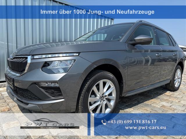 Skoda Kamiq - 130 Jahre Premium Edition 1.5 TSI 150 PS DSG Anh&auml;ngerkupplung-AppleCarPlay-AndroidAuto-Winterpaket-Alcantara-DAB-Tempomat-Totwinkelassist-Kamera-SunSet-el.Heckklappe-17''Alu-Sofort