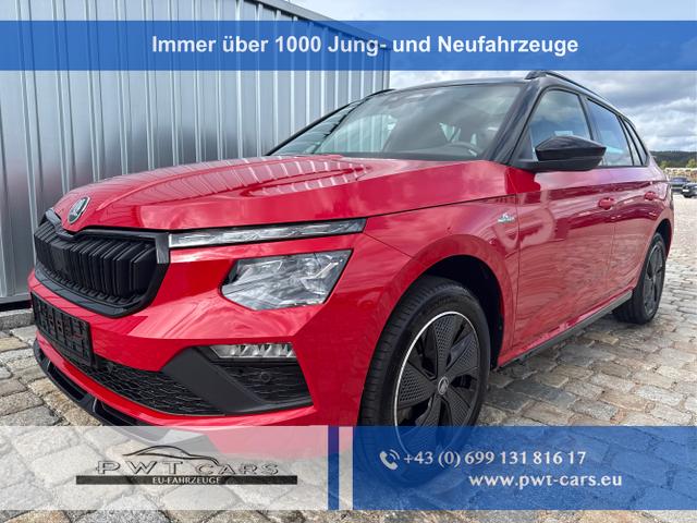 Skoda Kamiq - Monte Carlo 1.0 TSI 116 PS DSG -WINTERPAKET-AppleCarPlay-AndroidAuto-Winterpaket-Alcantara-DAB-Tempomat-Kamera-SunSet-PANO-17''Alu-sofort