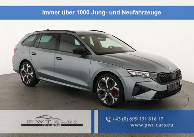 Skoda Octavia Combi - RS 2.0 TSI DSG, Sonderlackierung, Pano, AHK, 19 Zoll, Canton, el. Klappe, Navi, Matrix, sofort