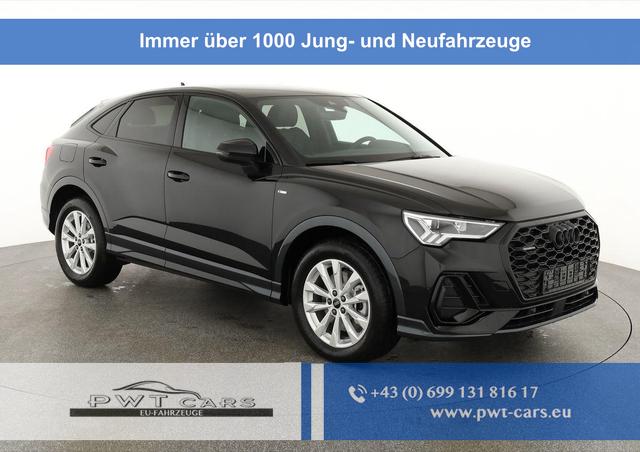 Audi Q3 Sportback - 45 TFSI quattro S line qu S-LINE, AHK, Optik schwarz, Navi, Kamera, el. Klappe, 4-J. Garantie