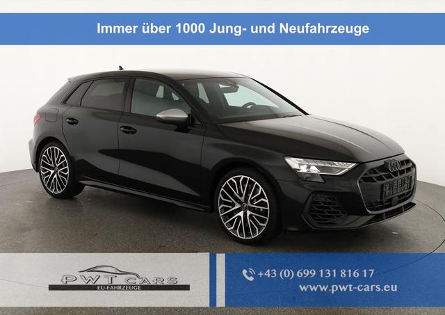 Audi S3 - 2.0 TFSI quattro Sportback quattro, 19-Zoll, Matrix, Optik schwarz, Kamera, el. Klappe, 4-J Garantie