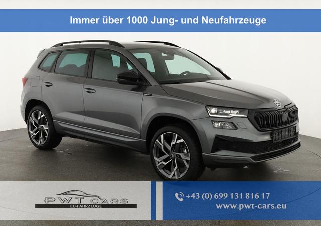 Skoda Karoq - Sportline 4x4 2.0 TDI DSG Sportline, Matrix, Teilleder, Navi, Side, 5-J. Garantie