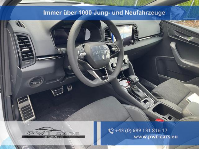 Skoda Karoq - Sportline 4x4 2.0 TSI DSG Sportline, Pano, AHK, Navi, Teilleder, Side, 5 J.-Garantie