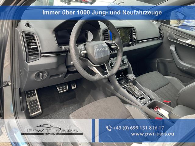 Skoda Karoq - Sportline 4x4 2.0 TSI DSG Sportline, AHK, Navi, Teilleder, Side, 5 J.-Garantie