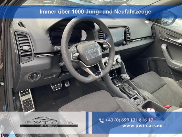 Skoda Karoq - Sportline 2.0 TDI DSG Sportline, Pano, AHK, Matrix, Teilleder, 5 J.-Garantie