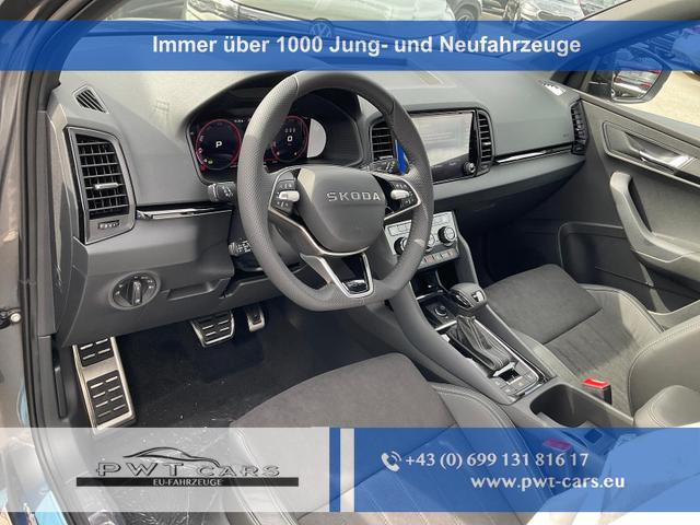 Skoda Karoq - Sportline 2.0 TDI DSG Sportline, Pano, AHK, Matrix, Teilleder, 5 J.-Garantie