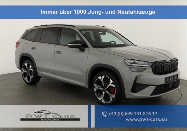 Skoda Kodiaq - 2.0 TSI 195 kW 4x4 RS DSG 4x4, AHK, Canton, 4x Sitzheizung, sofort