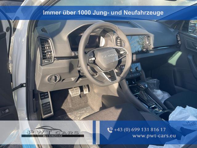 Skoda Karoq - Sportline 4x4 2.0 TSI DSG Sportline, AHK, Navi, Teilleder, Side, 5 J.-Garantie