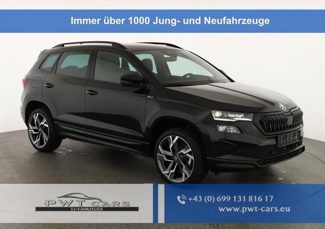 Skoda Karoq - Sportline 1.5 TSI DSG Sportline, AHK, Matrix, Navi, Side, 5-J. Garantie