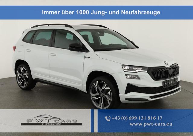 Skoda Karoq - Sportline 1.5 TSI DSG Sportline, AHK, Pano, Matrix, Navi, Side, 5-J. Garantie