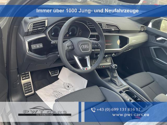 Audi Q3 Sportback - 45 TFSI quattro S line qu S-LINE, AHK, 19-Zoll, Optik schwarz, Navi, Kamera, el. Klappe