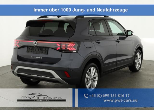 Volkswagen T-Cross - 1.0 TSI 85 kW Life DSG Life, IQ.Light, AHK, ACC, Kamera, 17-Zoll, Winterpaket