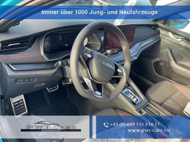Skoda Octavia Combi - RS 2.0 TSI DSG, Sonderlackierung, AHK, 19 Zoll, Canton, el. Klappe, Navi, Matrix, sofort