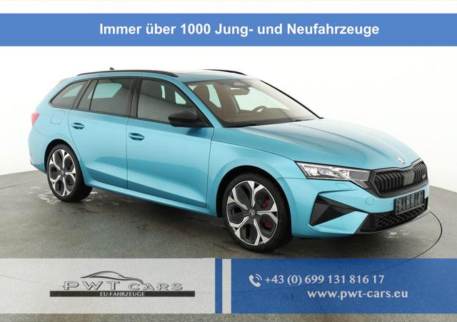 Skoda Octavia Combi - RS 2.0 TSI DSG, Sonderlackierung, AHK, Pano,19 Zoll, Canton, el. Klappe, Navi, Matrix, sofort