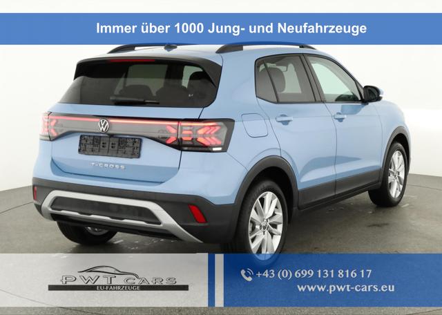 Volkswagen T-Cross - 1.0 TSI 85 kW Life Life, AHK, IQ.Light, Kamera, ACC, Side. Winter, 17-Zoll