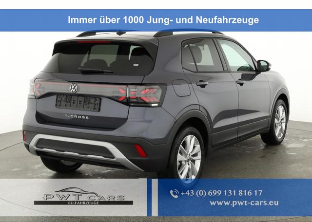 Volkswagen T-Cross - 1.0 TSI 85 kW Life DSG Life, AHK, IQ.Light, Kamera, ACC, Side, Winter, 17-Zoll