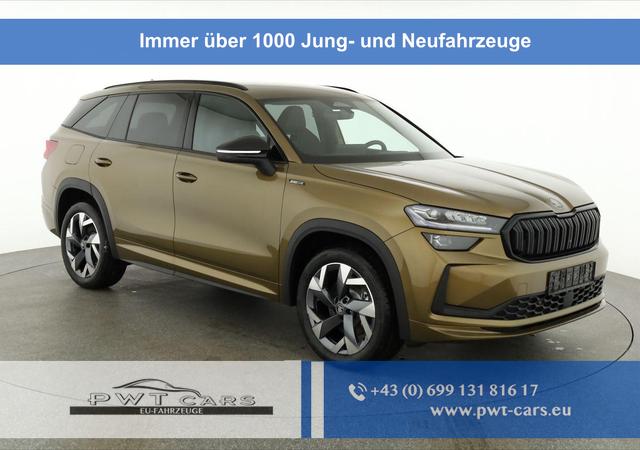 Skoda Kodiaq - 1.5 TSI mHEV 110 kW Sportline DSG Sportline, 7-Sitzer, AHK, Navi, Side, Kamera, Matrix, Winter