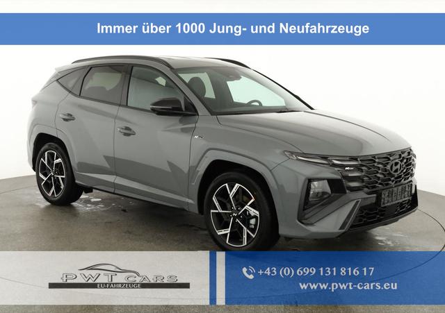 Hyundai TUCSON - N Line 2WD 1.6 T-GDI DCT N-LINE, Navi, AreaView, Side, Winter, el. Klappe, 19-Zoll, Teilleder