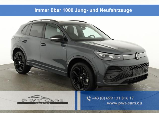 Volkswagen Tiguan - 2.0 TDI 142 kW 4Motion R-Line DSG 4M Black, 20-Zoll, Leder, Pano, IQ.Light, AHK, Navi, Side, AreaView, Winter