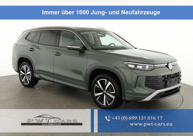 Volkswagen Tayron - 1.5 TSI eHybrid 150 kW Life Life, Leder, Pano, HuD, AHK, AreaView, Side, Navi, Winter, 5-J. Garantie