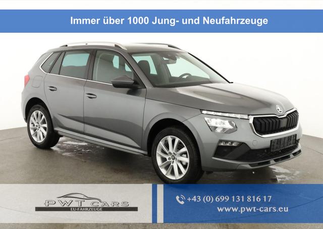 Skoda Kamiq - Selection 1.0 TSI DSG 130 Jahre, LED, Side, ACC, Kamera, el. Klappe, Winter, 17-Zoll