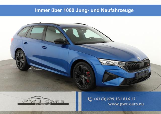 Skoda Octavia Combi - 2.0 TSI 195 kW RS DSG, Pano, AHK, Navi, Matrix, Side, Winter, 5 J.-Garantie