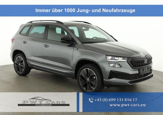 Skoda Karoq - Sportline 1.5 TSI DSG Sportline, AHK, Navi, CANTON, Matrix, Kamera, el. Klappe, 5-J. Garantie