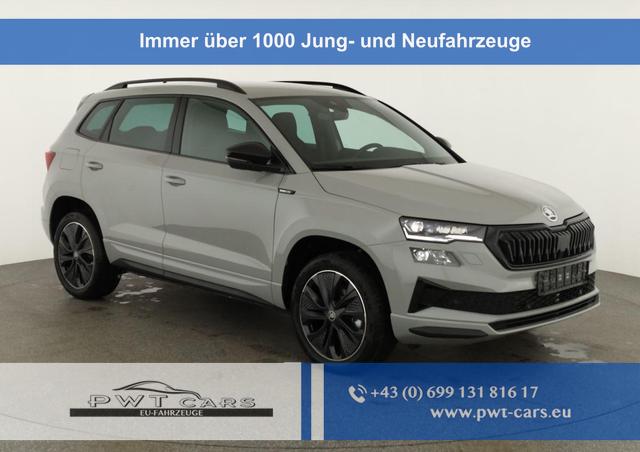 Skoda Karoq - Sportline 1.5 TSI DSG Sportline, AHK, Navi, CANTON, Matrix, Kamera, el. Klappe, 5-J. Garantie