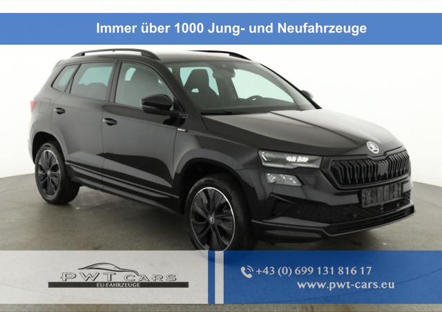 Skoda Karoq - Sportline 1.5 TSI DSG Sportline, AHK, Navi, Matrix, Kamera, el. Klappe, 5-J. Garantie