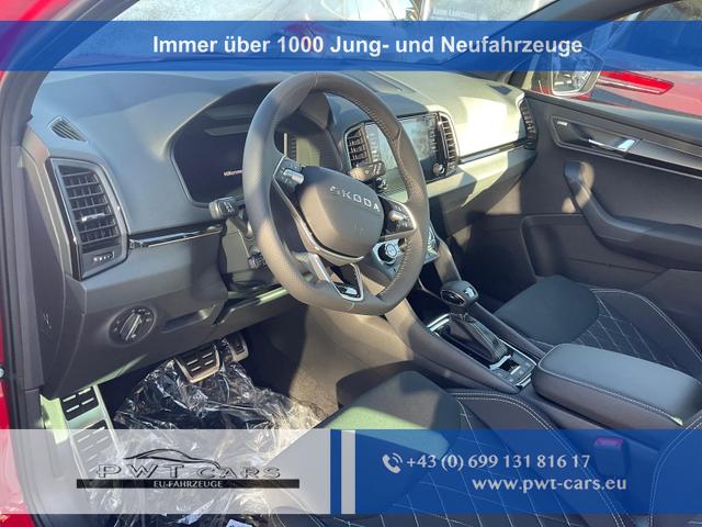 Skoda Karoq - Sportline 1.5 TSI DSG Sportline, AHK, Navi, CANTON, Matrix, AreaView, Side, FS-beheizbar, 5-J. Garantie