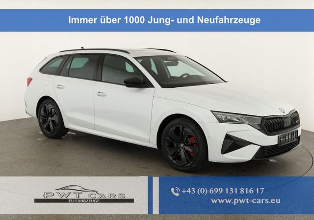 Skoda Octavia Combi - 2.0 TSI 195 kW RS DSG, Pano, Standheizung, AHK, Navi, Matrix, Canton, Side, Winter, 5 J.-Garantie