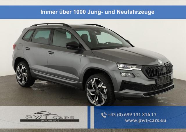 Skoda Karoq - Sportline 1.5 TSI DSG Sportline, Pano, AHK, Navi, Matrix, Side, Winter, 5 J.-Garantie
