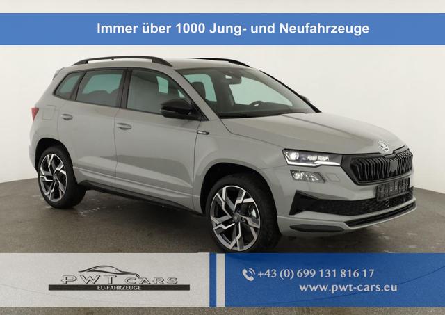 Skoda Karoq - Sportline 4x4 2.0 TSI DSG Sportline, AHK, Navi, Matrix, Side, Winter, 5 J.-Garantie
