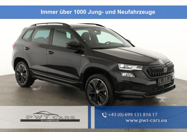 Skoda Karoq - Sportline 1.5 TSI DSG Sportline, Pano, AHK, Navi, CANTON, Matrix, AreaView, Side, FS-beheizbar