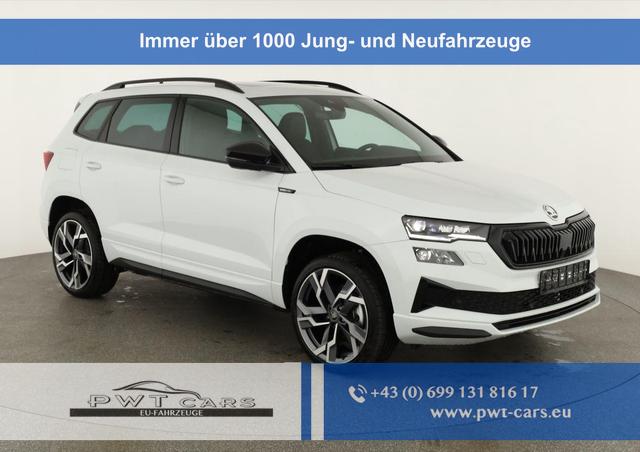 Skoda Karoq - Sportline 1.5 TSI DSG Sportline, Pano, AHK, Navi, Matrix, Side, Winter, 5 J.-Garantie