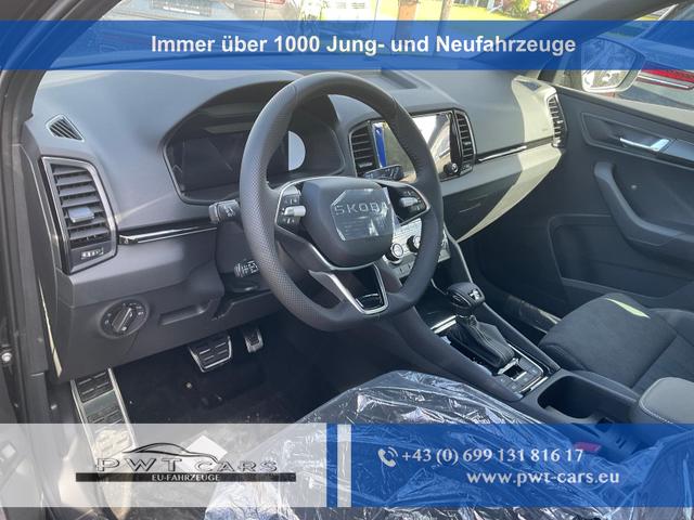 Skoda Karoq - Sportline 1.5 TSI DSG Sportline, AHK, Navi, Matrix, Side, el. Klappe, Winter, 5 J.-Garantie