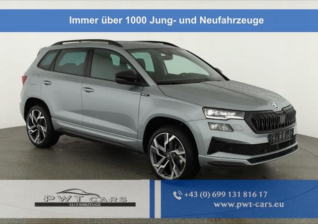 Skoda Karoq - Sportline 1.5 TSI DSG Sportline, AHK, Navi, Matrix, Side, el. Klappe, Winter, 5 J.-Garantie