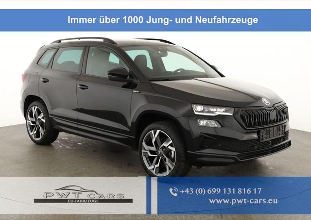 Skoda Karoq - Sportline 4x4 2.0 TSI DSG Sportline, AHK, Navi, Matrix, Side, Winter, 5 J.-Garantie